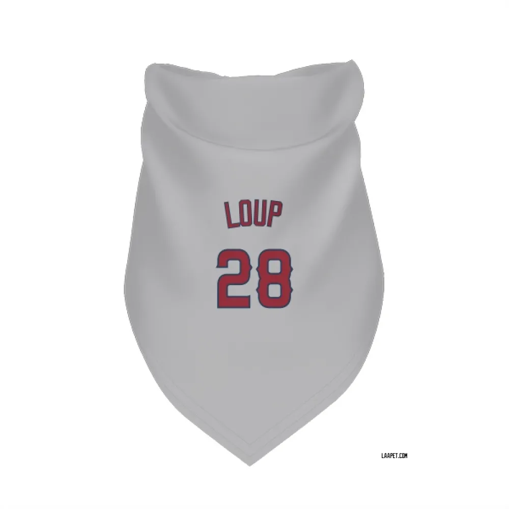 Los Angeles Angels Aaron Loup Gray Pet Bandana for Dog & Cat