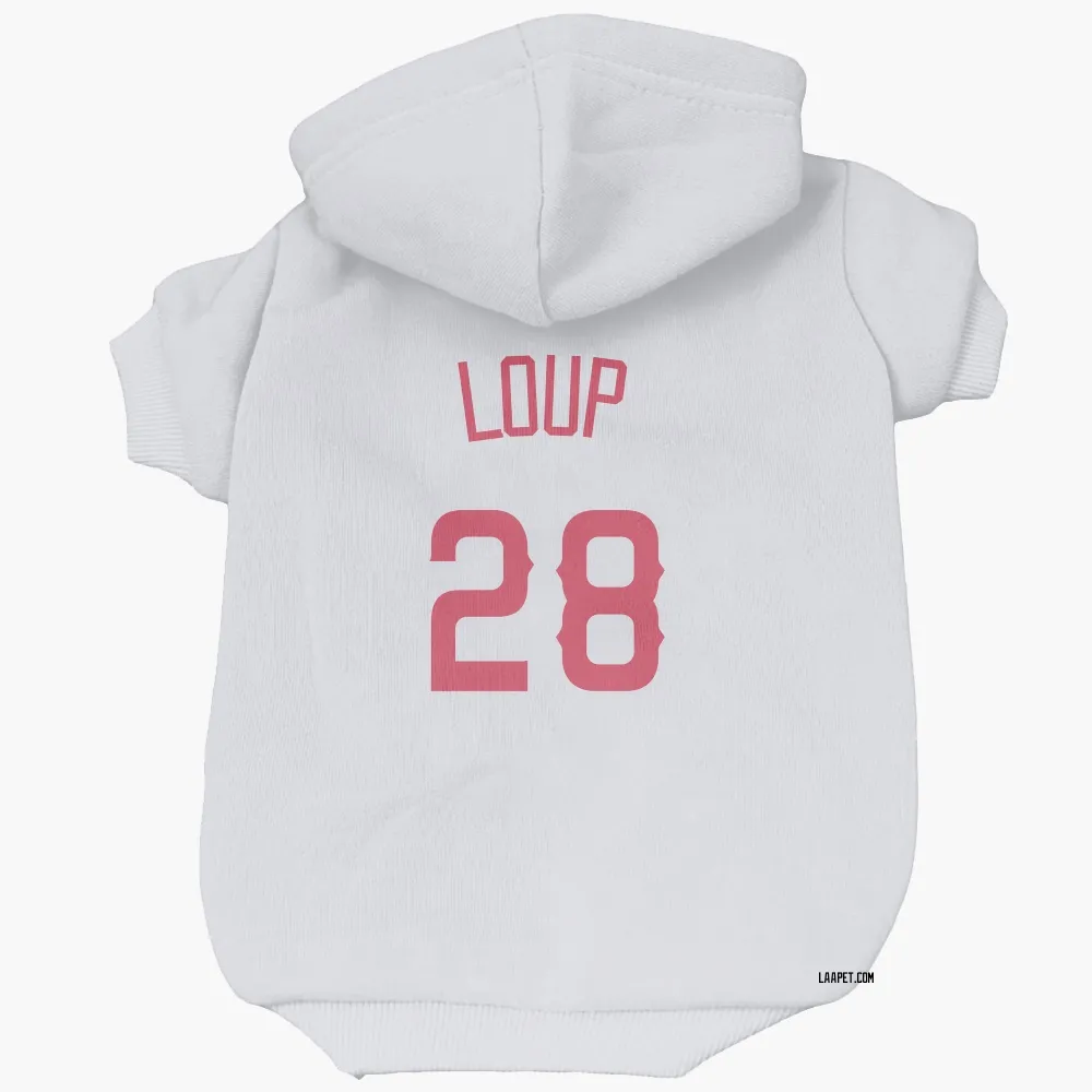 Los Angeles Angels Aaron Loup Navy Pet Hoodie for Dog & Cat
