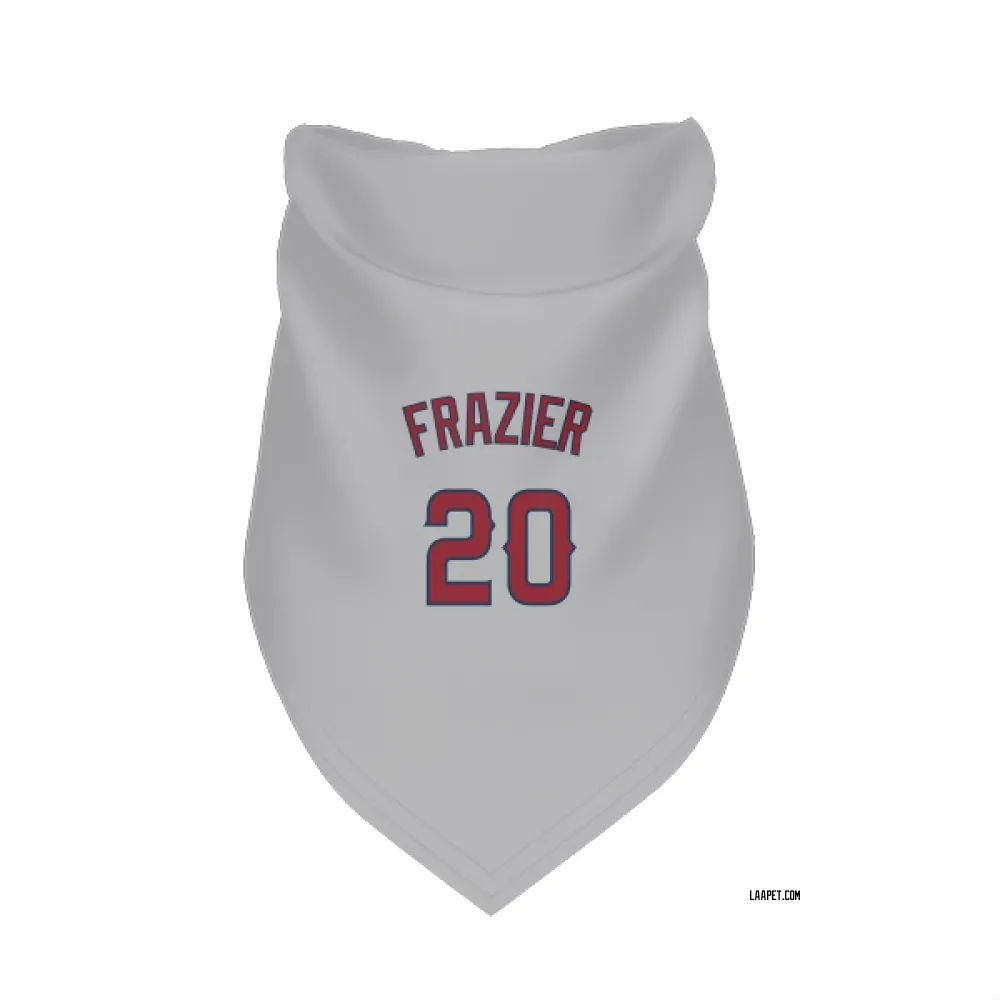 Los Angeles Angels Adam Frazier Gray Pet Bandana for Dog & Cat
