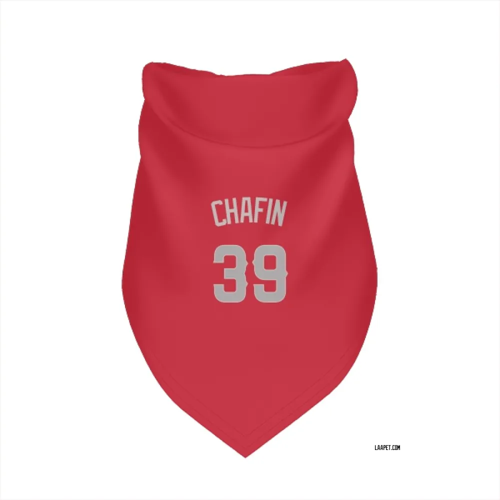 Los Angeles Angels Andrew Chafin Red Gray Pet Bandana for Dog & Cat
