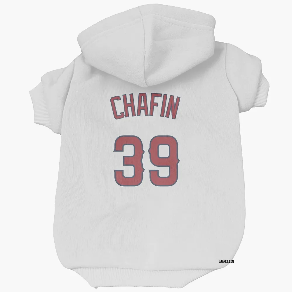 Los Angeles Angels Andrew Chafin White Pet Hoodie for Dog & Cat