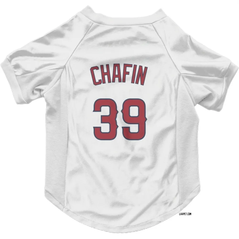 Los Angeles Angels Andrew Chafin White Pet Jersey for Dog & Cat