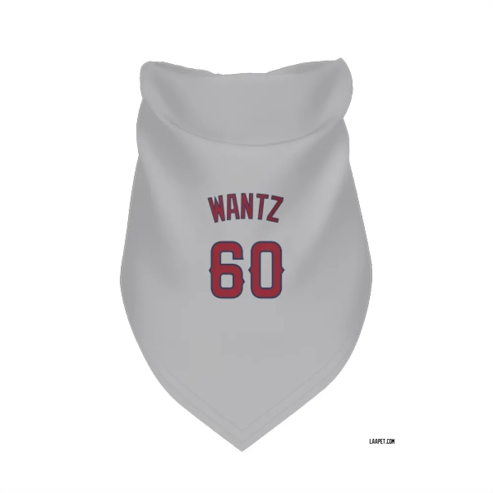 Los Angeles Angels Andrew Wantz Gray Pet Bandana for Dog & Cat