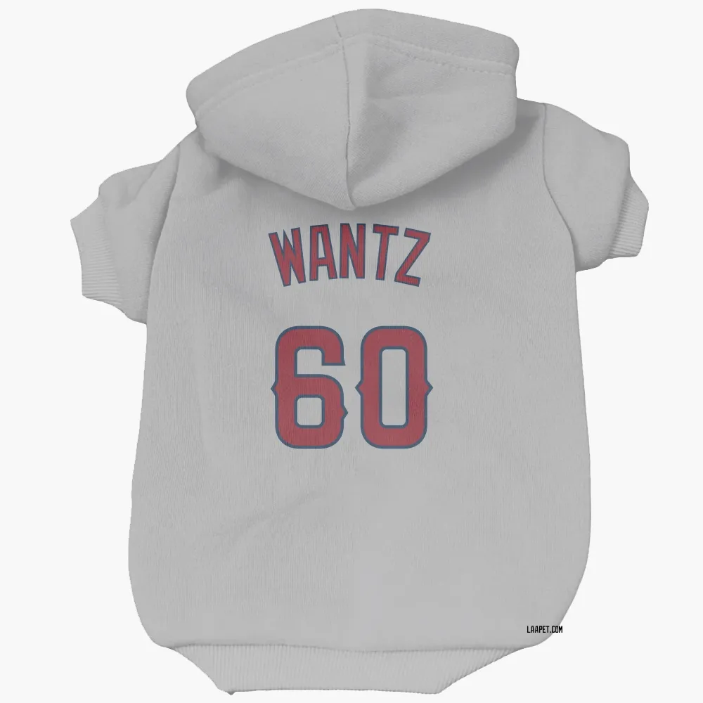 Los Angeles Angels Andrew Wantz Gray Pet Hoodie for Dog & Cat