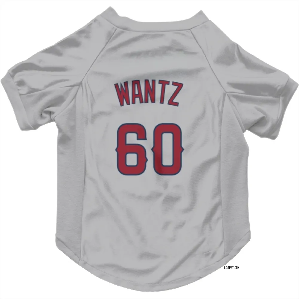 Los Angeles Angels Andrew Wantz Gray Pet Jersey for Dog & Cat