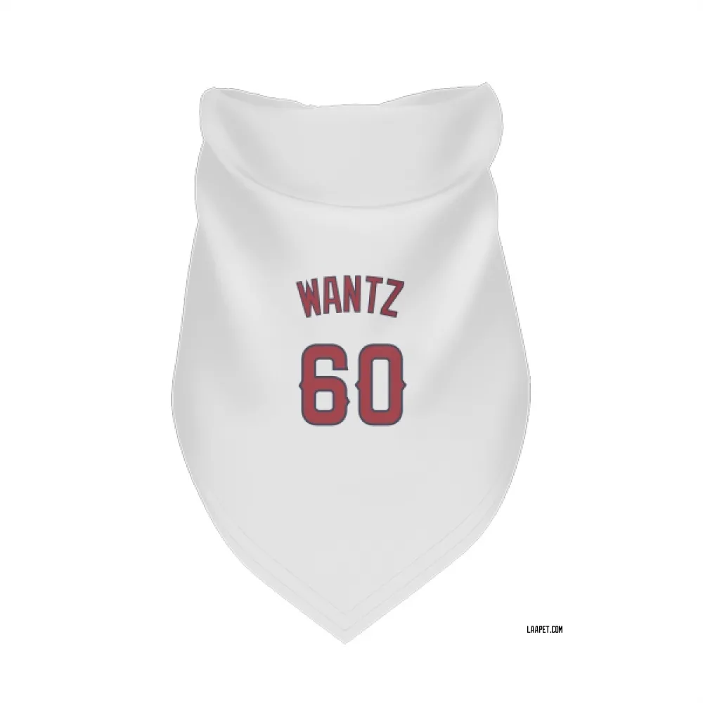 Los Angeles Angels Andrew Wantz White Pet Bandana for Dog & Cat