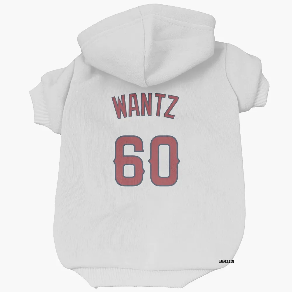 Los Angeles Angels Andrew Wantz White Pet Hoodie for Dog & Cat