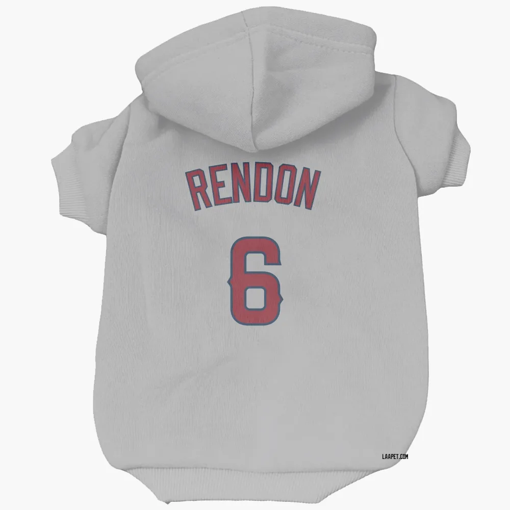 Los Angeles Angels Anthony Rendon Gray Pet Hoodie for Dog & Cat