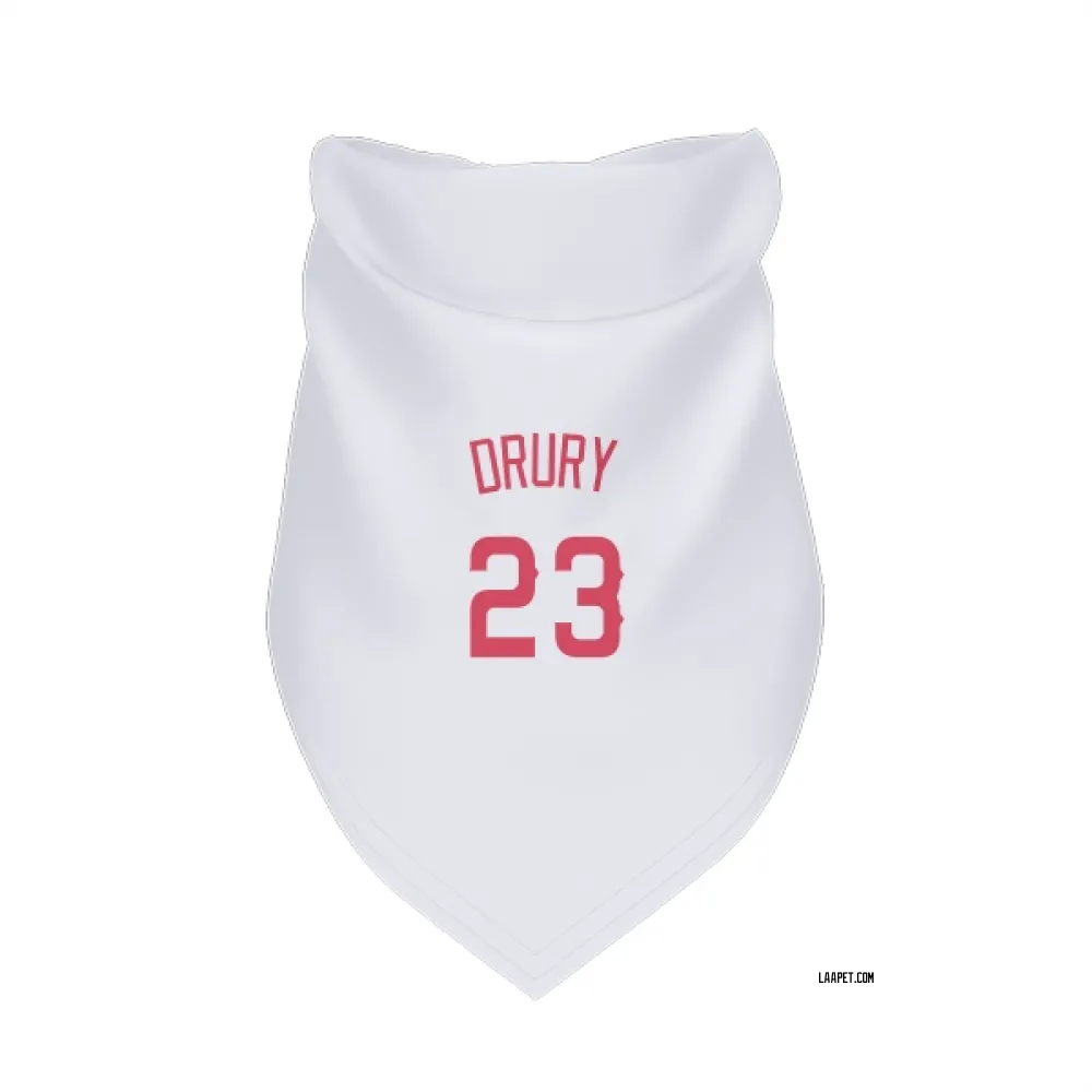 Los Angeles Angels Brandon Drury Navy Pet Bandana for Dog & Cat