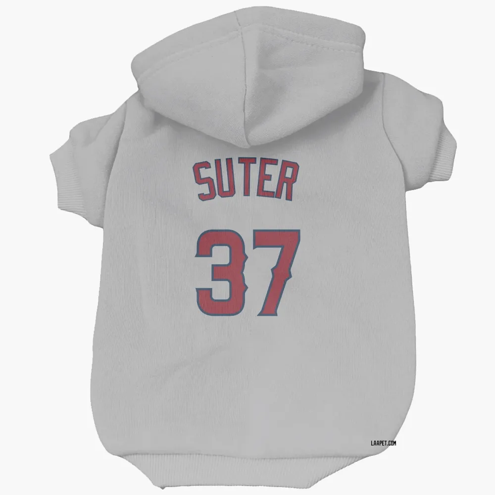 Los Angeles Angels Brent Suter Gray Pet Hoodie for Dog & Cat