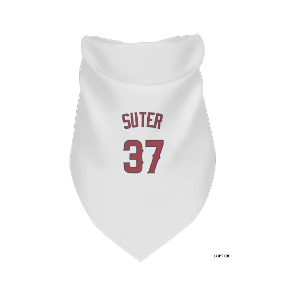 Los Angeles Angels Brent Suter White Pet Bandana for Dog & Cat