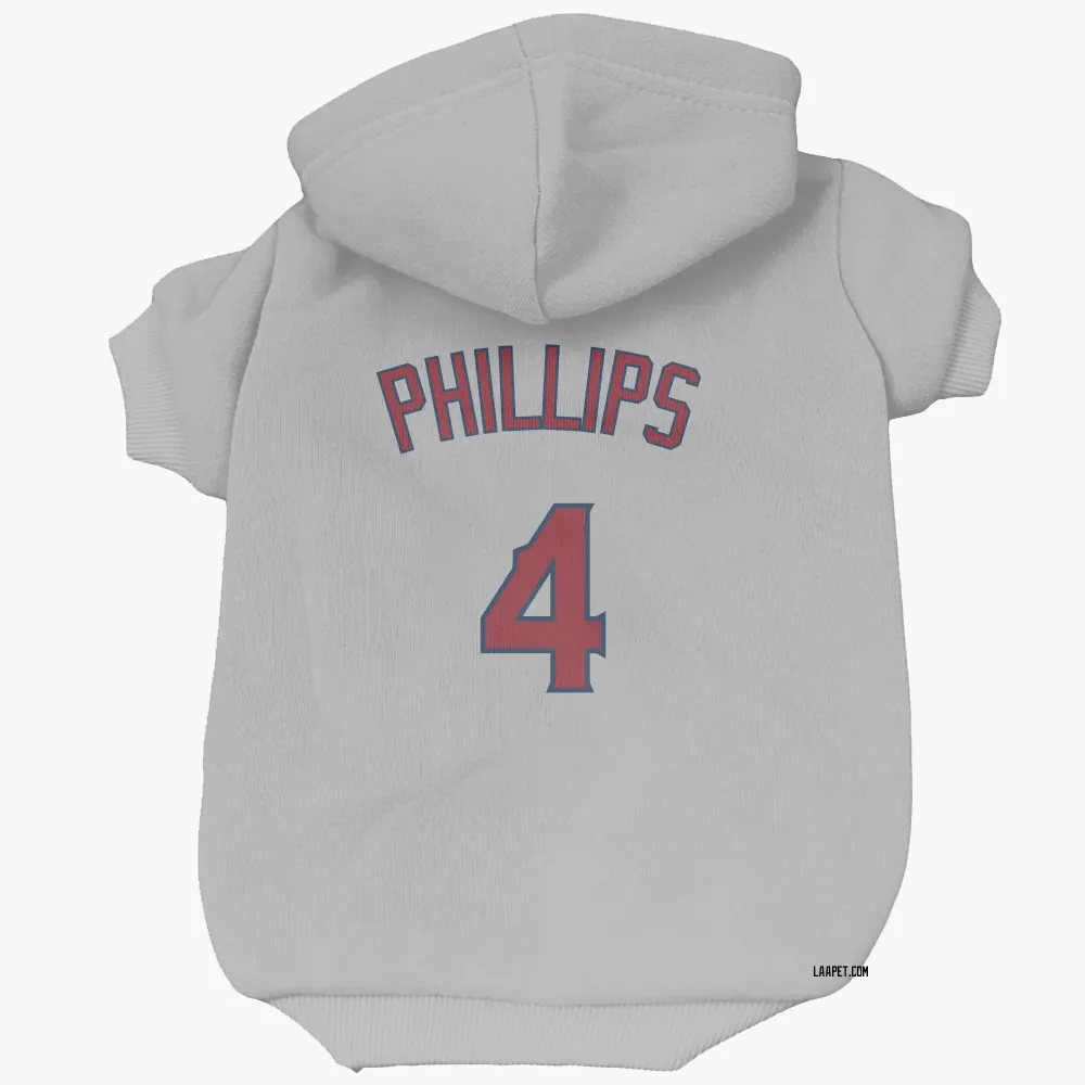 Los Angeles Angels Brett Phillips Gray Pet Hoodie for Dog & Cat