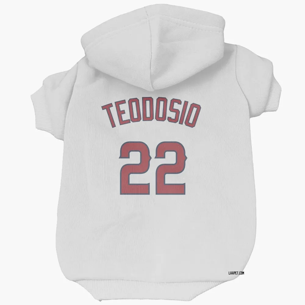 Los Angeles Angels Bryce Teodosio White Pet Hoodie for Dog & Cat