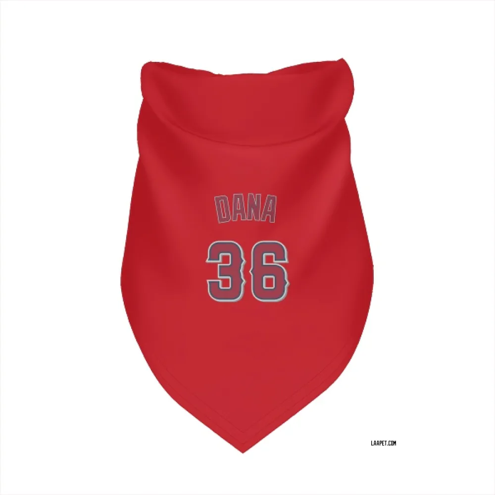 Los Angeles Angels Caden Dana Red Pet Bandana for Dog & Cat