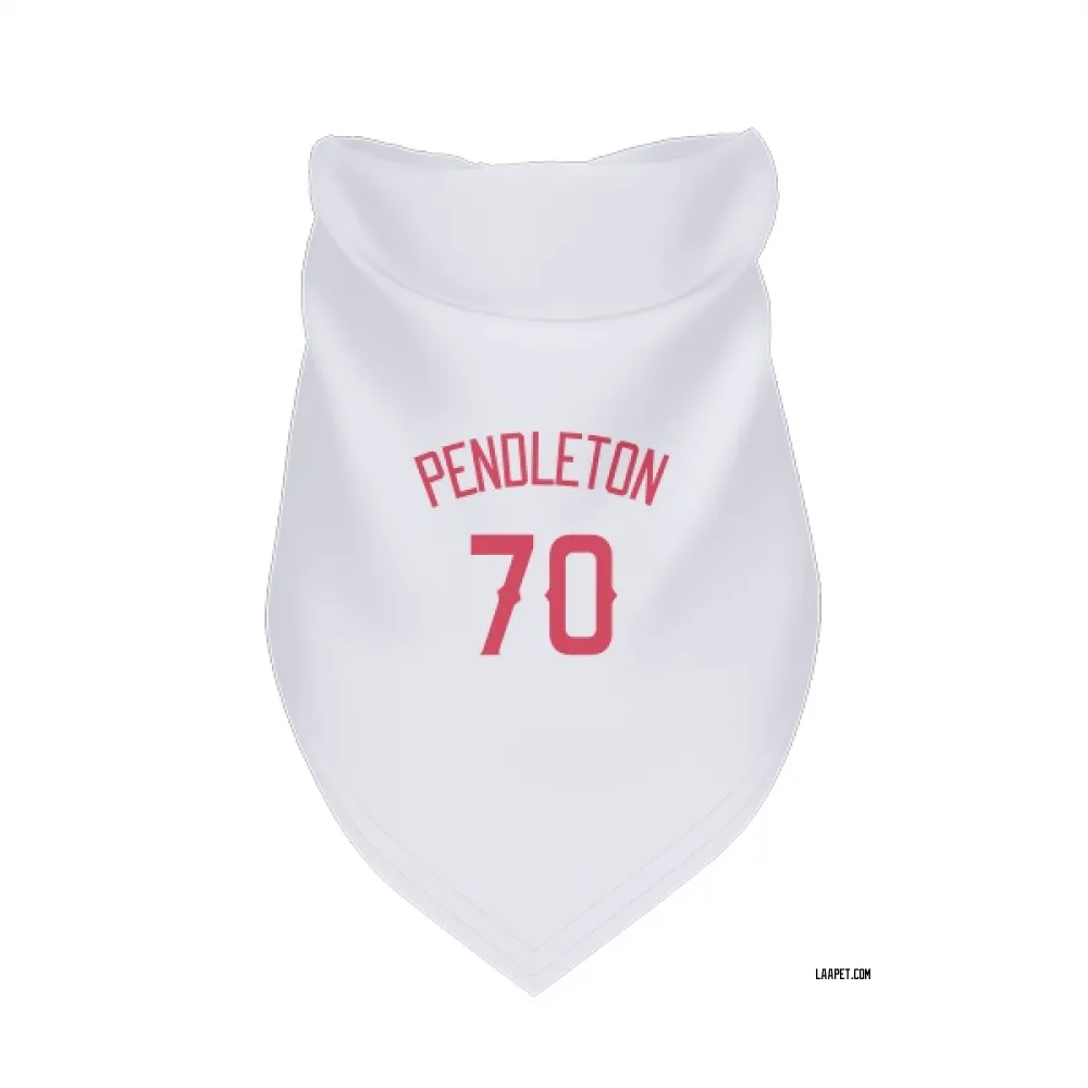 Los Angeles Angels Caleb Pendleton Navy Pet Bandana for Dog & Cat