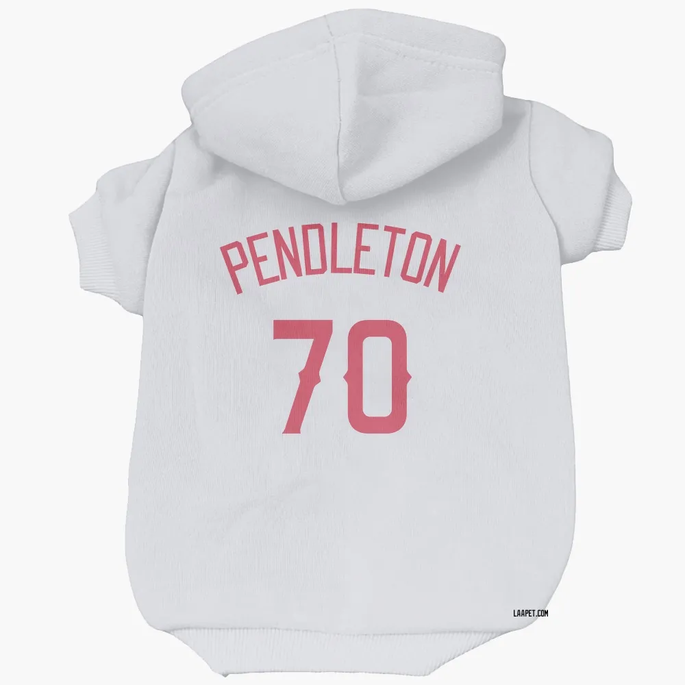 Los Angeles Angels Caleb Pendleton Navy Pet Hoodie for Dog & Cat