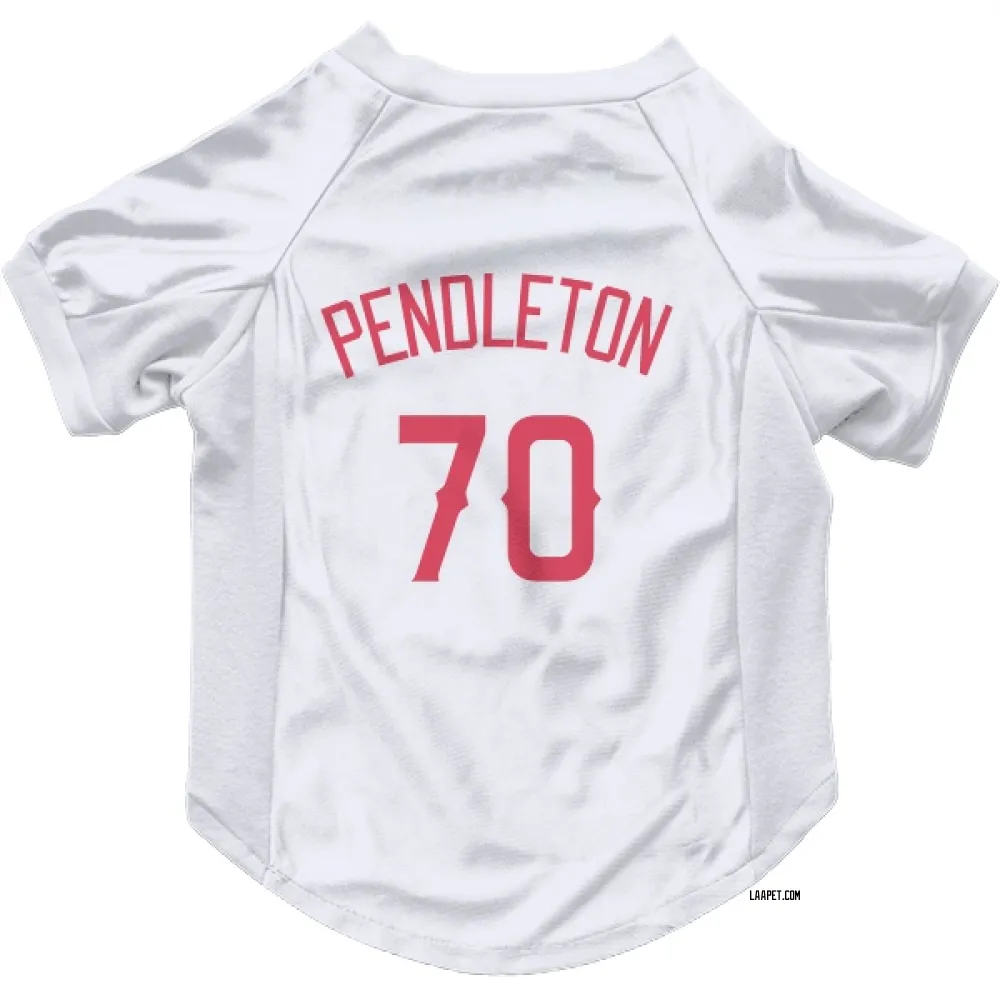 Los Angeles Angels Caleb Pendleton Navy Pet Jersey for Dog & Cat