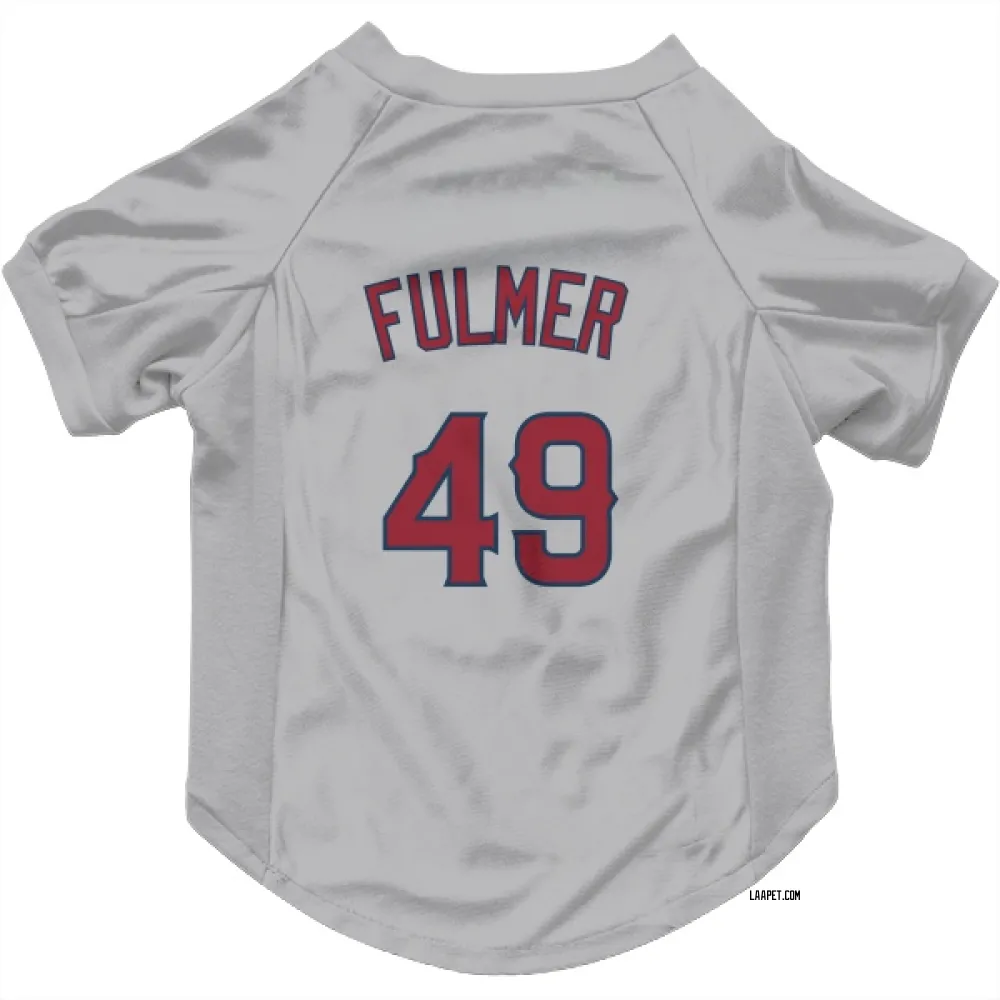 Los Angeles Angels Carson Fulmer Gray Pet Jersey for Dog & Cat