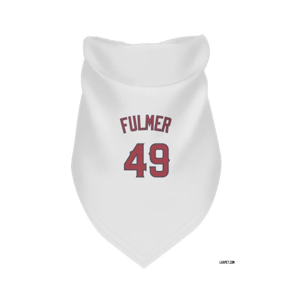 Los Angeles Angels Carson Fulmer White Pet Bandana for Dog & Cat