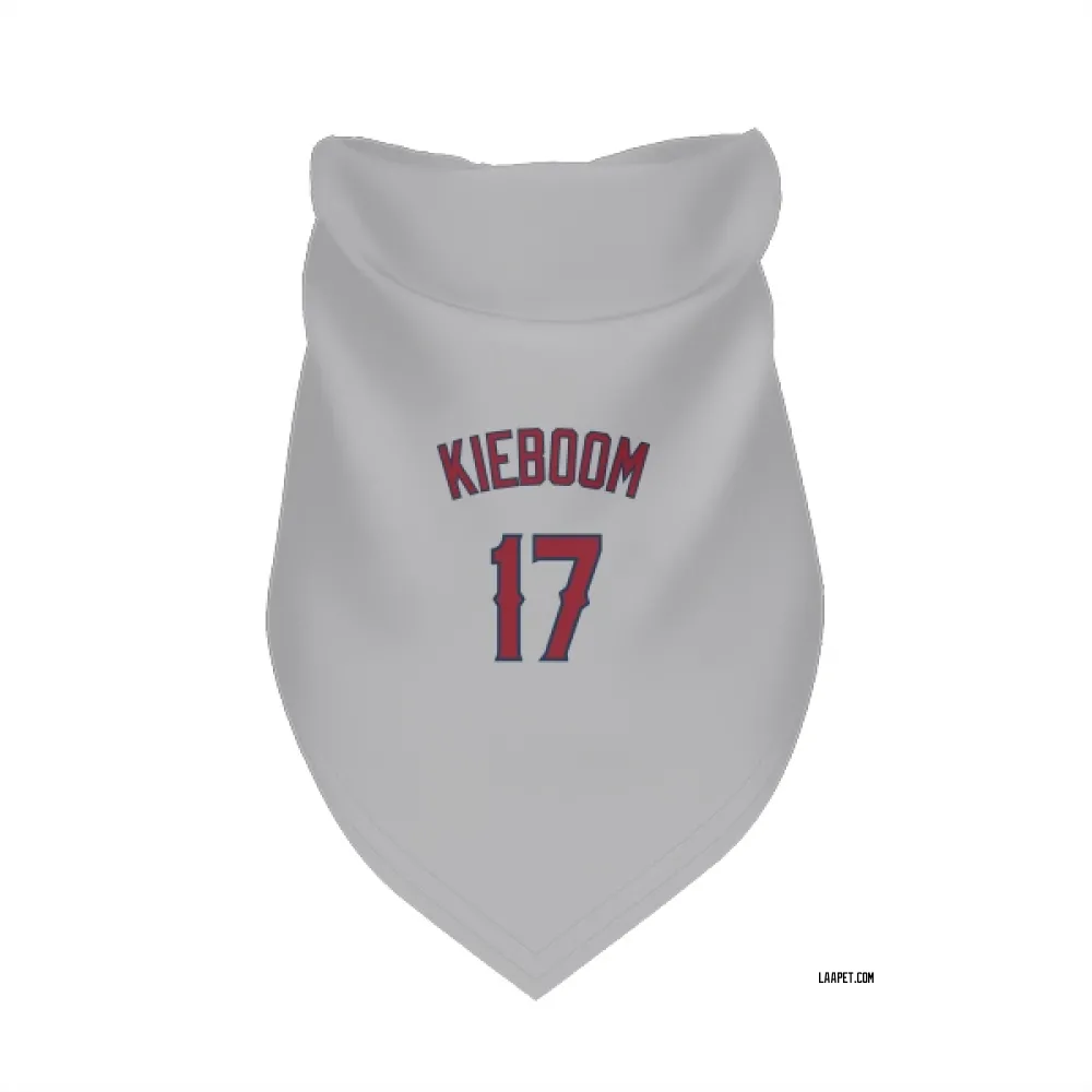 Los Angeles Angels Carter Kieboom Gray Pet Bandana for Dog & Cat