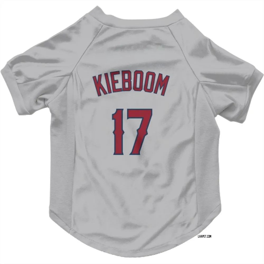 Los Angeles Angels Carter Kieboom Gray Pet Jersey for Dog & Cat