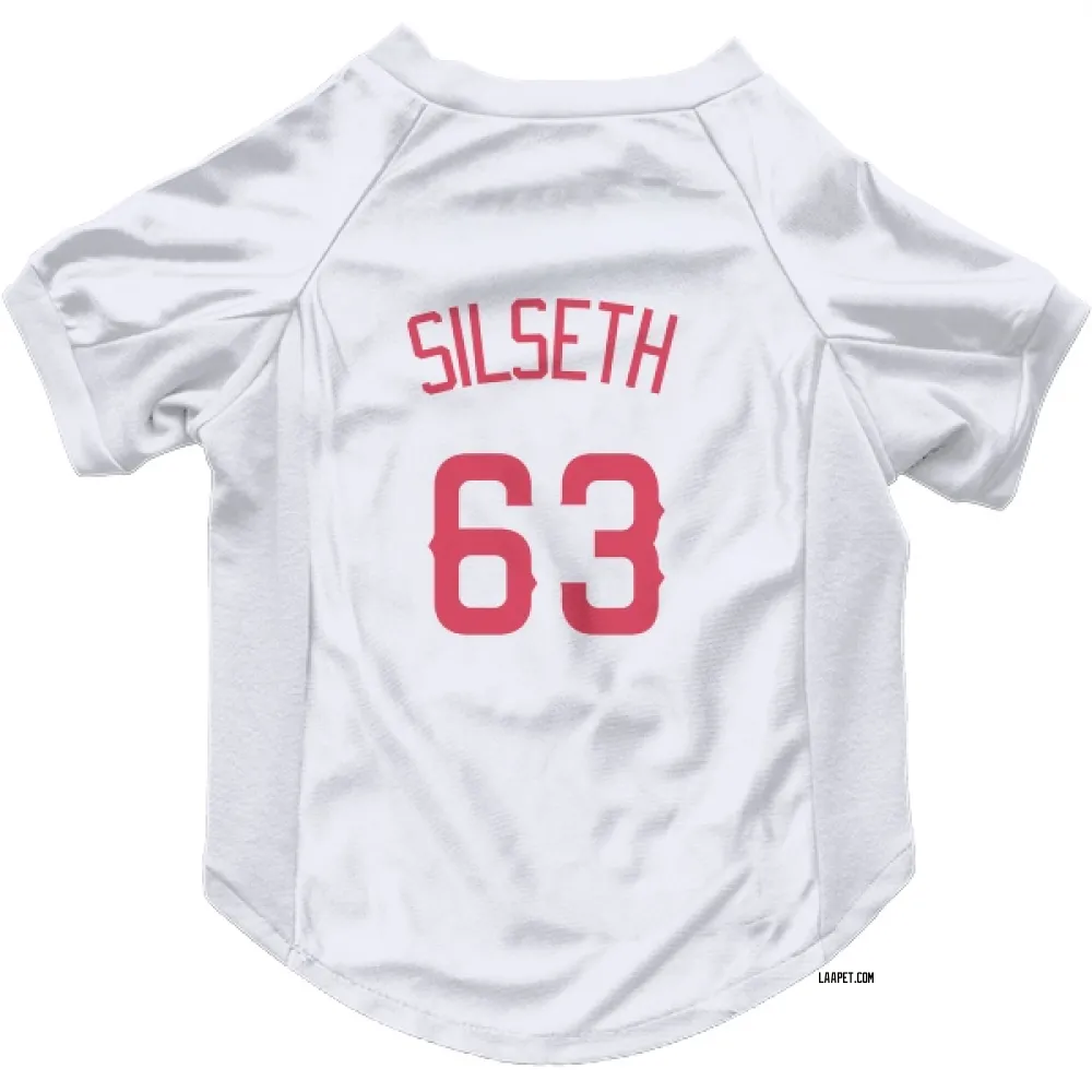 Los Angeles Angels Chase Silseth Navy Pet Jersey for Dog & Cat
