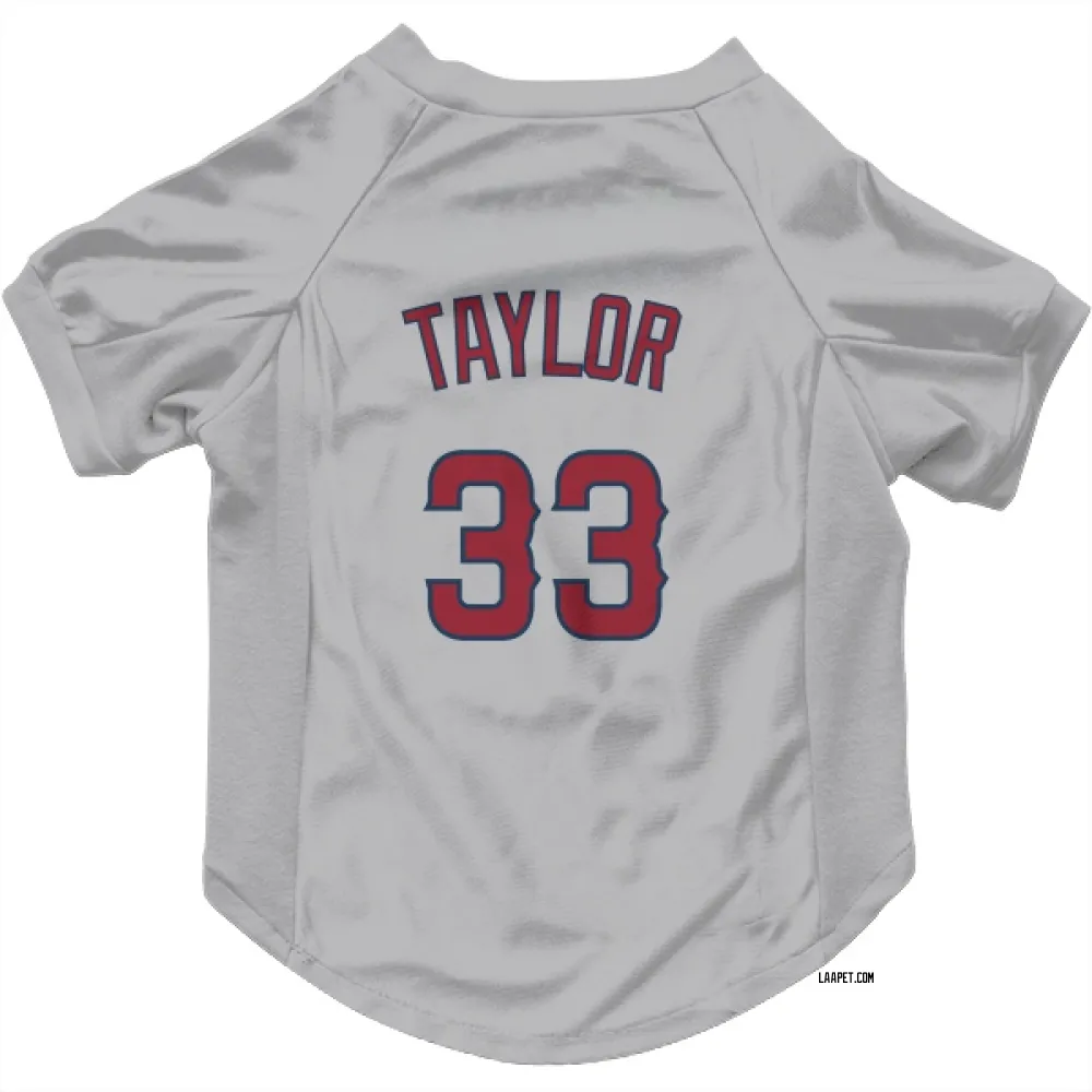 Los Angeles Angels Chris Taylor Gray Pet Jersey for Dog & Cat