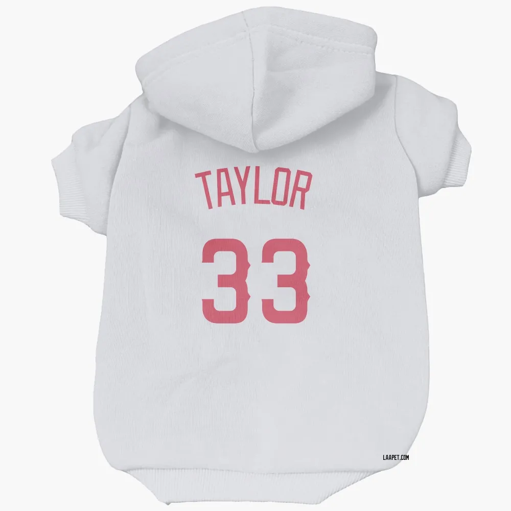 Los Angeles Angels Chris Taylor Navy Pet Hoodie for Dog & Cat