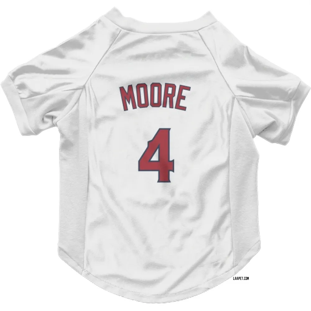 Los Angeles Angels Christian Moore White Pet Jersey for Dog & Cat