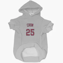 Los Angeles Angels C.J. Cron Gray Pet Hoodie for Dog & Cat