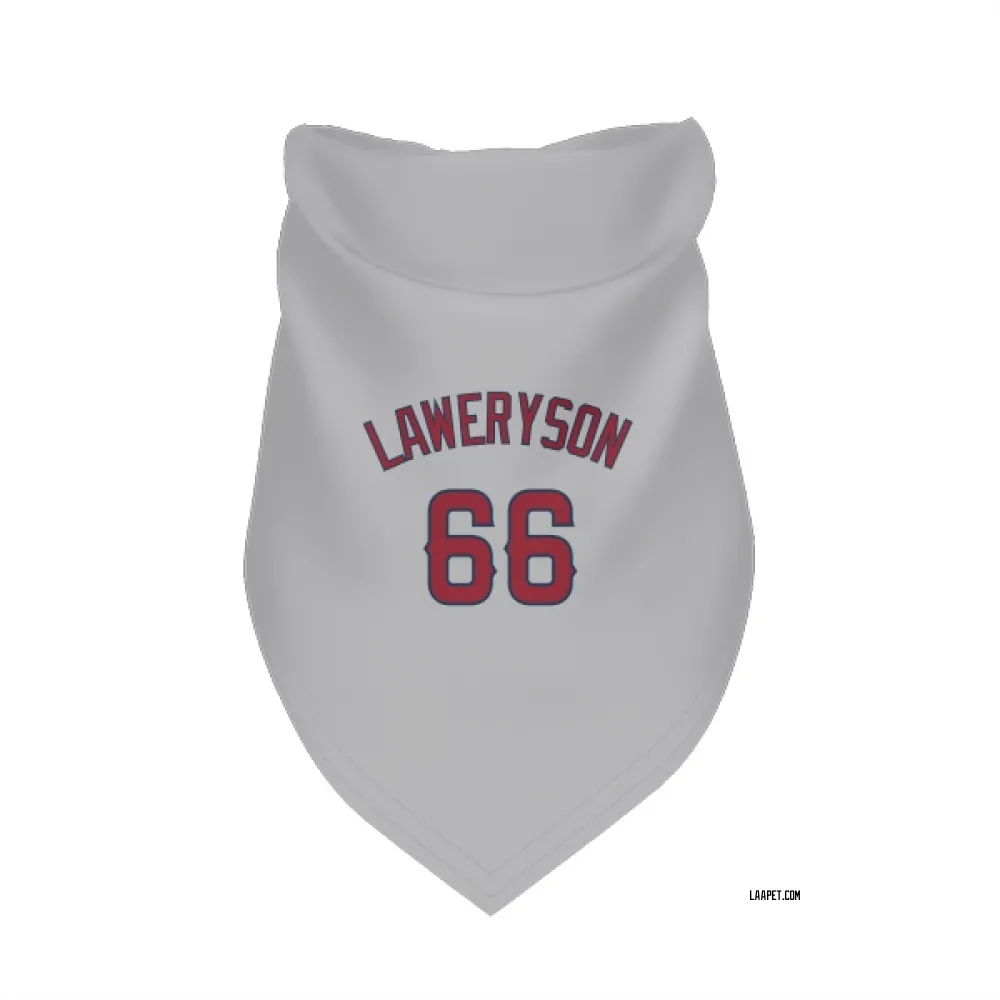 Los Angeles Angels Cody Laweryson Gray Pet Bandana for Dog & Cat