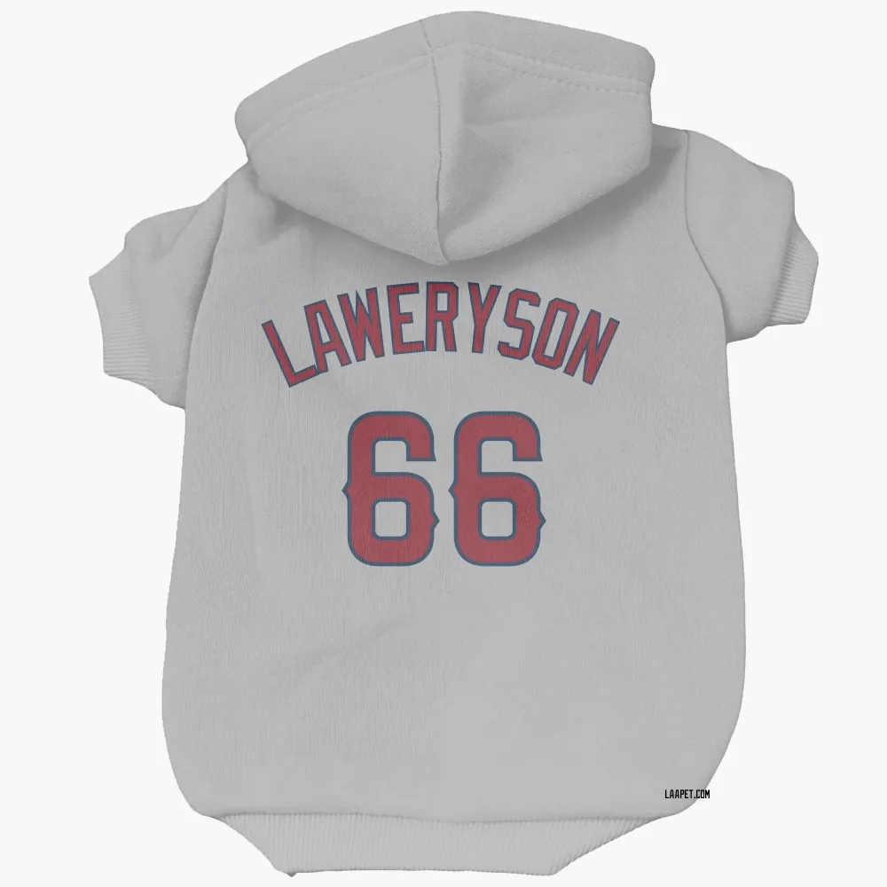 Los Angeles Angels Cody Laweryson Gray Pet Hoodie for Dog & Cat