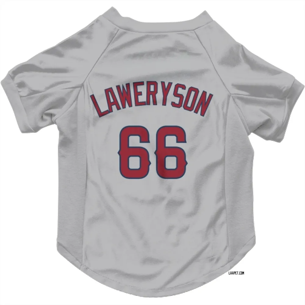 Los Angeles Angels Cody Laweryson Gray Pet Jersey for Dog & Cat