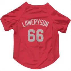 Los Angeles Angels Cody Laweryson Red Gray Pet Jersey for Dog & Cat