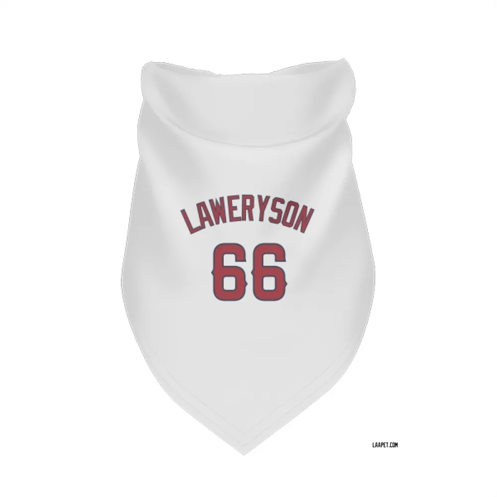 Los Angeles Angels Cody Laweryson White Pet Bandana for Dog & Cat