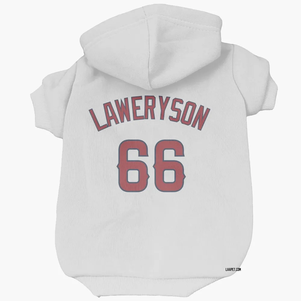 Los Angeles Angels Cody Laweryson White Pet Hoodie for Dog & Cat