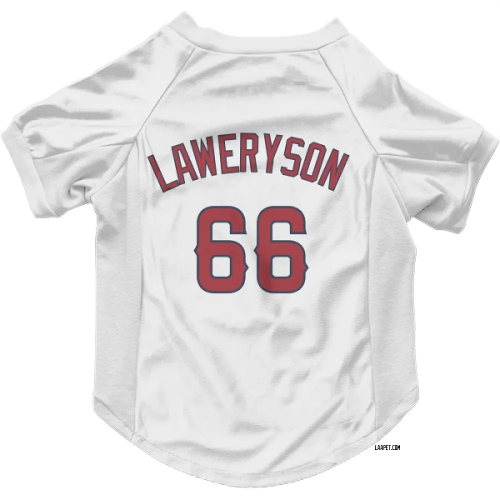 Los Angeles Angels Cody Laweryson White Pet Jersey for Dog & Cat