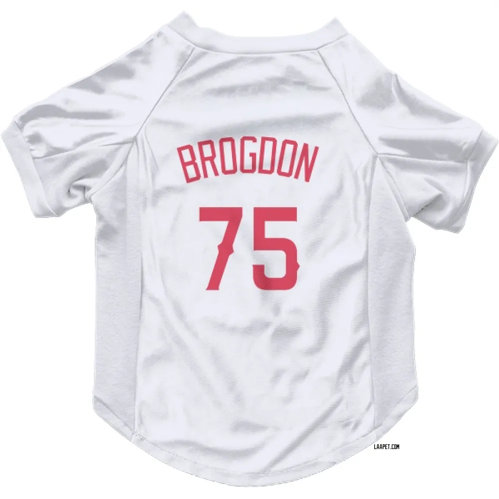 Los Angeles Angels Connor Brogdon Navy Pet Jersey for Dog & Cat