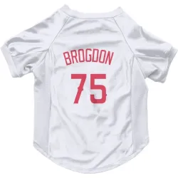 Los Angeles Angels Connor Brogdon Navy Pet Jersey for Dog & Cat
