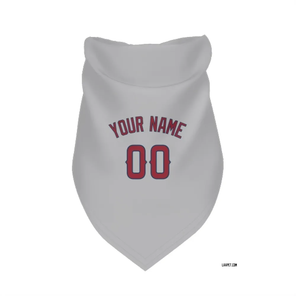 Los Angeles Angels Custom Gray Pet Bandana for Dog & Cat