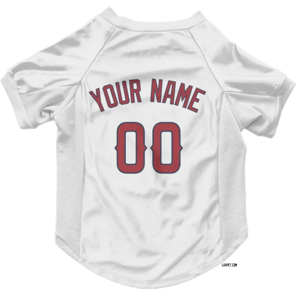 Los Angeles Angels Custom White Pet Jersey for Dog & Cat