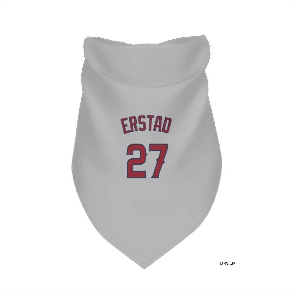 Los Angeles Angels Darin Erstad Gray Pet Bandana for Dog & Cat