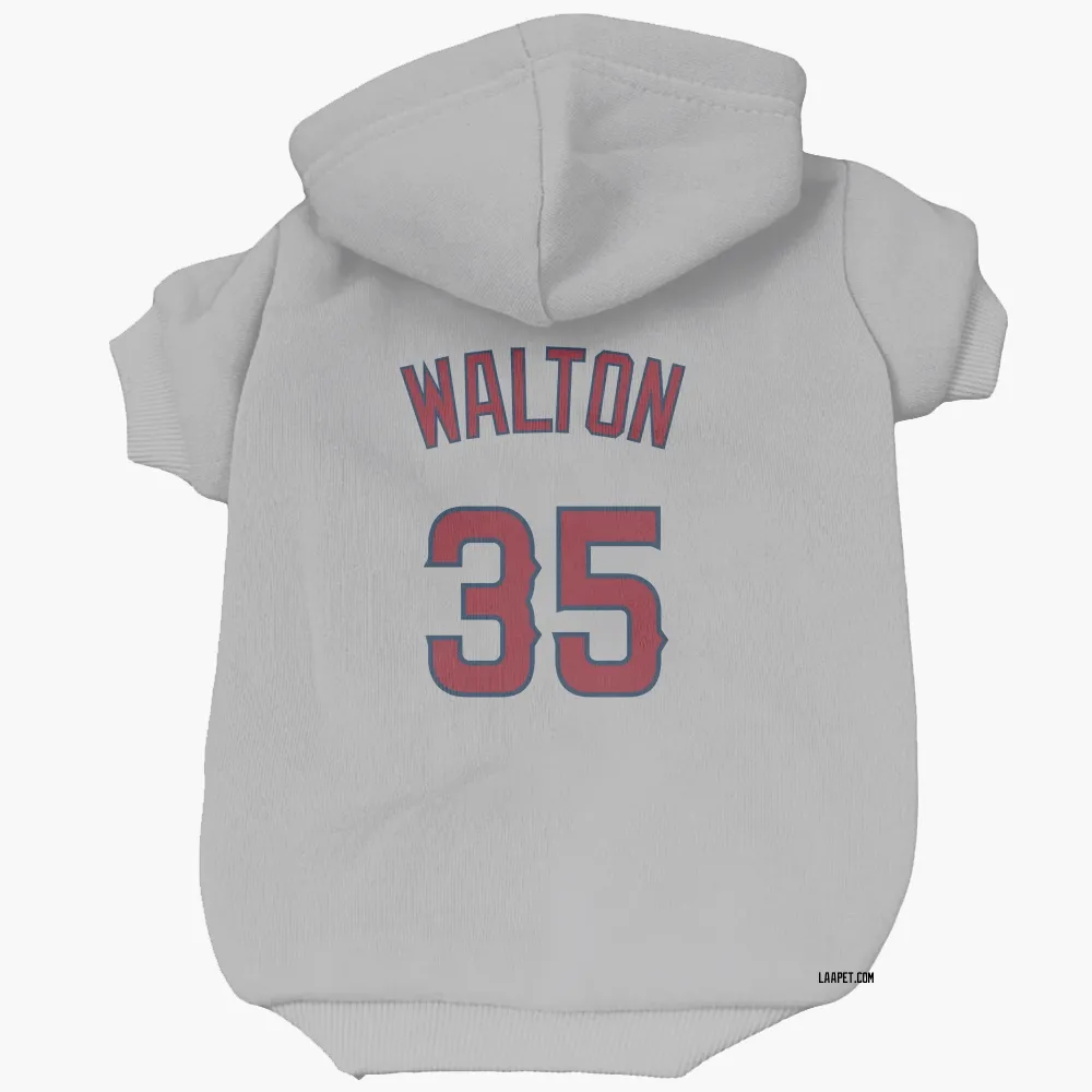 Los Angeles Angels Donovan Walton Gray Pet Hoodie for Dog & Cat