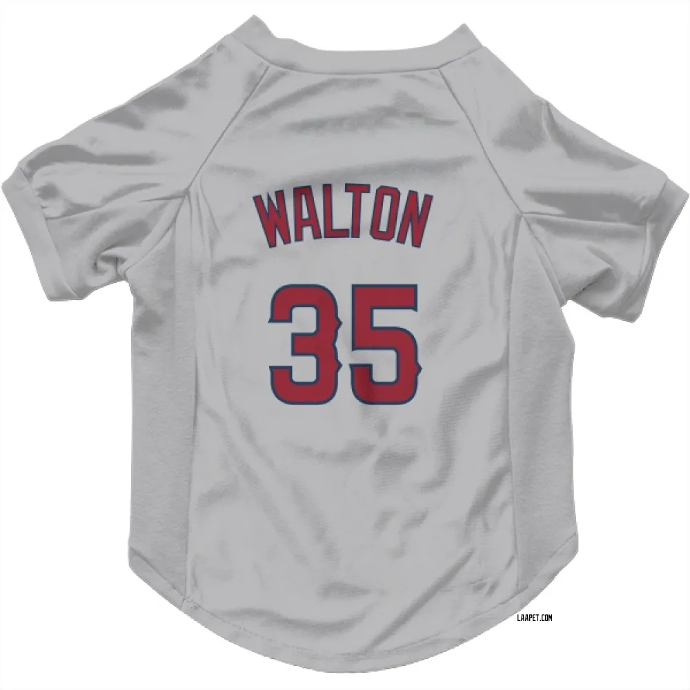 Los Angeles Angels Donovan Walton Gray Pet Jersey for Dog & Cat