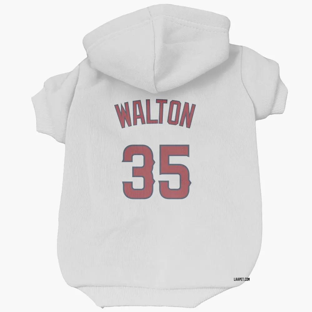Los Angeles Angels Donovan Walton White Pet Hoodie for Dog & Cat
