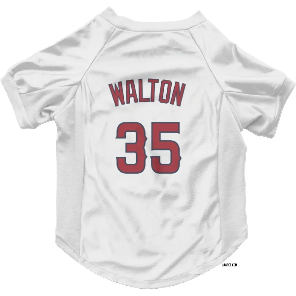 Los Angeles Angels Donovan Walton White Pet Jersey for Dog & Cat