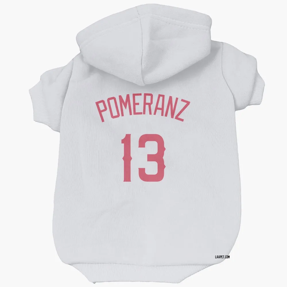 Los Angeles Angels Drew Pomeranz Navy Pet Hoodie for Dog & Cat