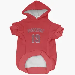 Los Angeles Angels Drew Pomeranz Red Pet Hoodie for Dog & Cat