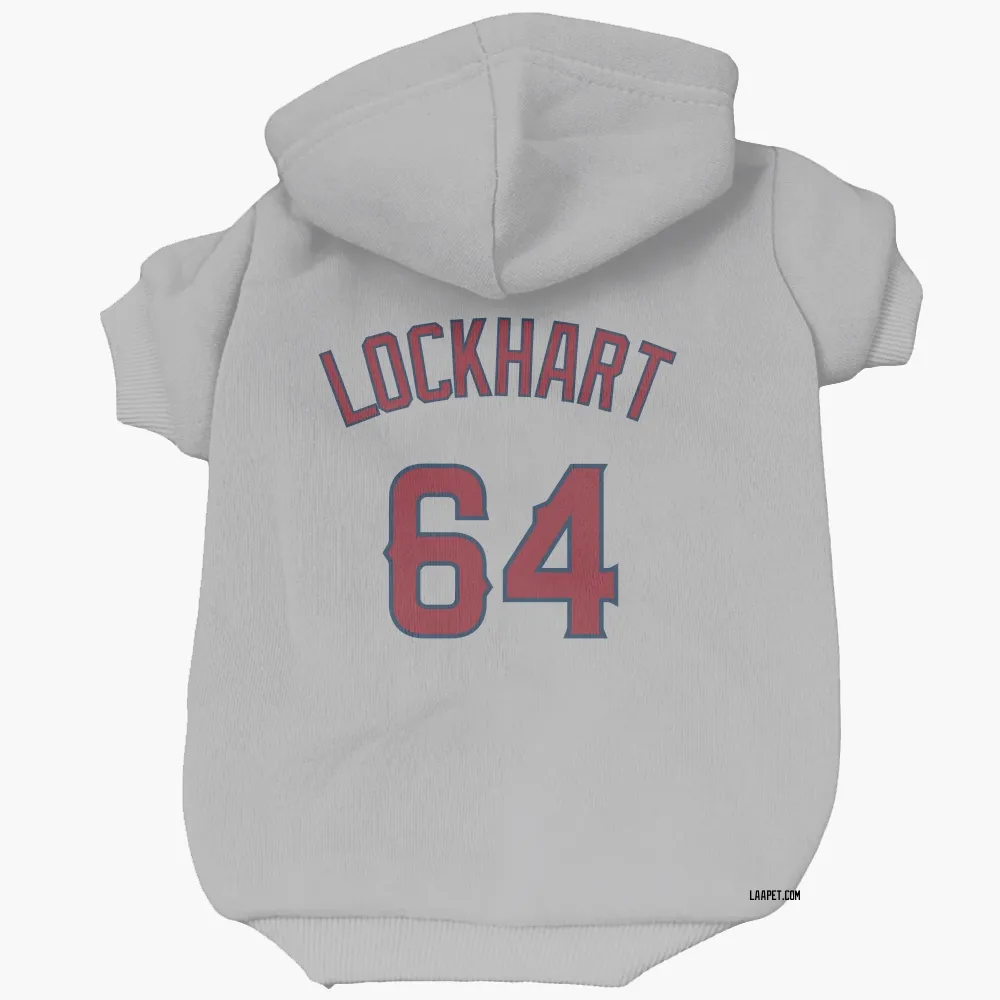 Los Angeles Angels Fulton Lockhart Gray Pet Hoodie for Dog & Cat