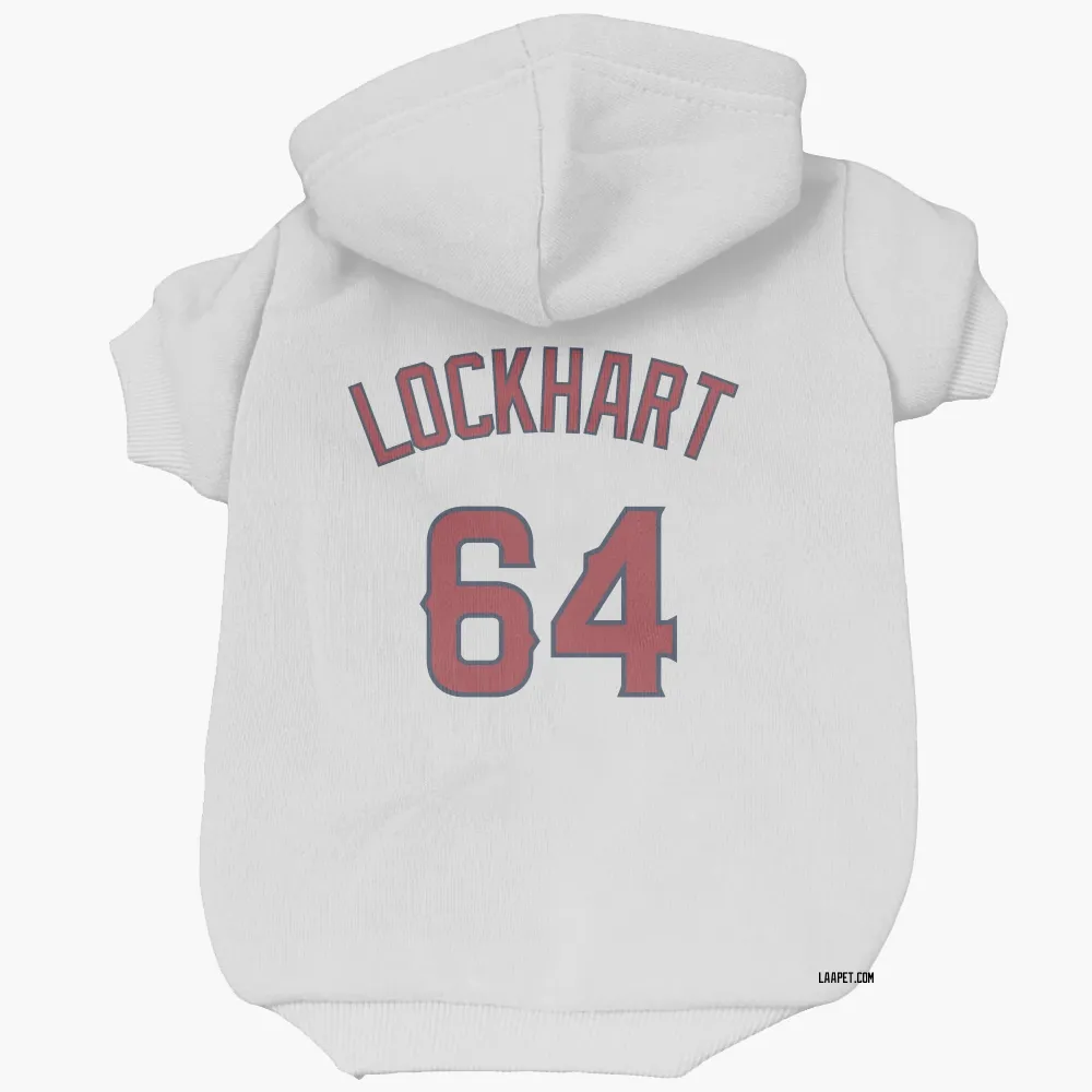 Los Angeles Angels Fulton Lockhart White Pet Hoodie for Dog & Cat